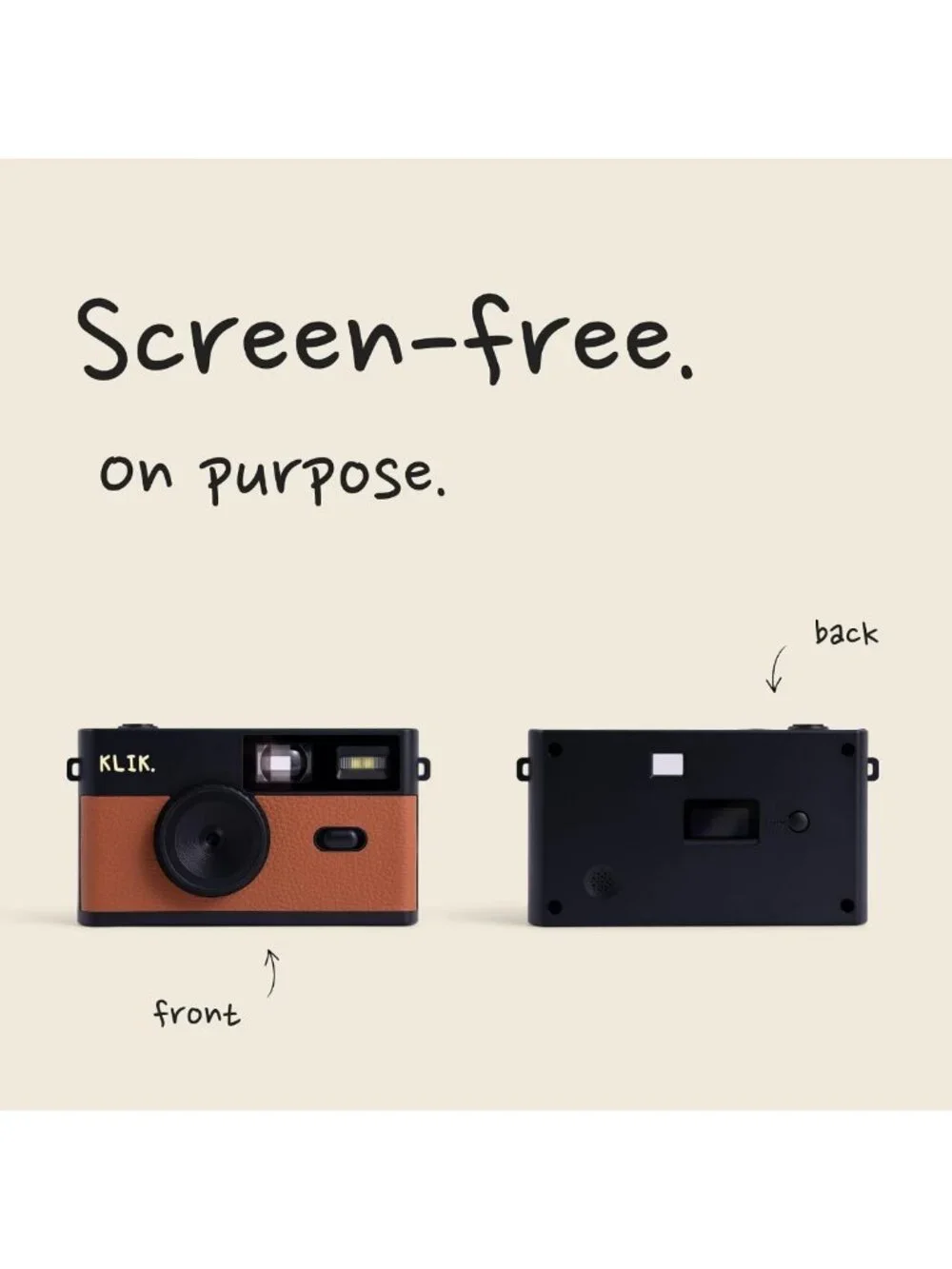 Screen-Free Digital Camera | Capture Retro Photos & Stay Present | Fun
